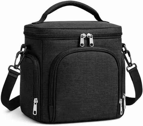 Bolsa Térmica Lancheira para Marmita com Bolso Lateral e Alça — 4 Litros